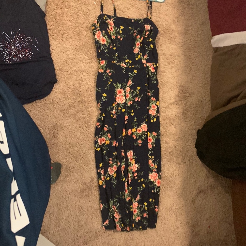 Old Navy floral jumpsuit
